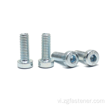 Bu lông hexagon với Bolts Blue Kẽm DIN7984